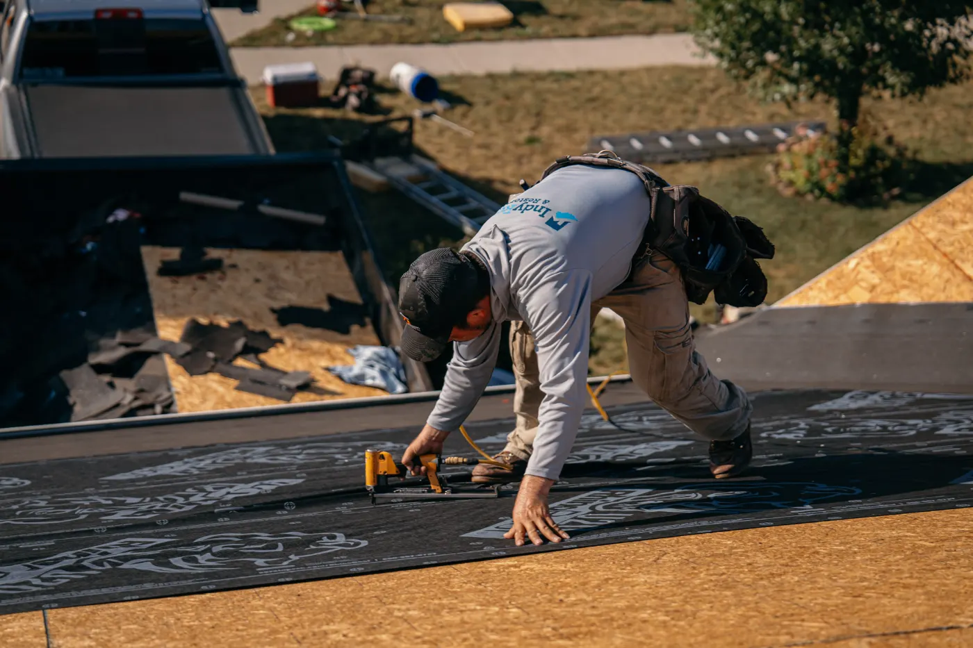 Commercial roof inspection documented in Westfield